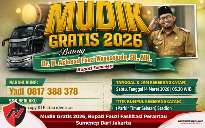 Mudik Gratis 2026, Bupati Fauzi Fasilitasi Perantau Sumenep Dari Jakarta