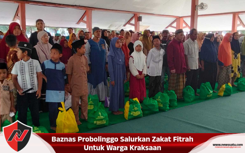 Baznas Probolinggo Salurkan Zakat Fitrah Untuk Warga Kraksaan