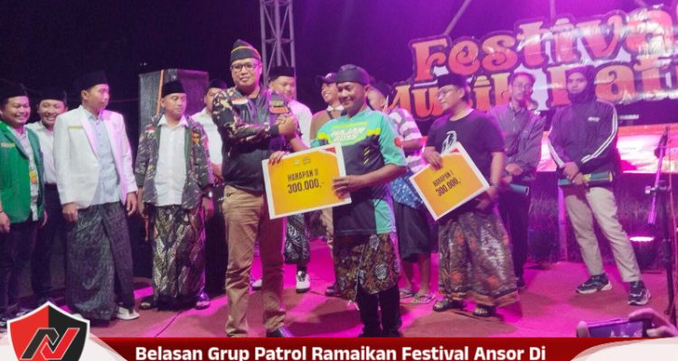 Belasan Grup Patrol Ramaikan Festival Ansor Di Kedopok Kota Probolinggo