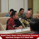 Bupati Fauzi, Akses Listrik Kepulauan Sumenep Diperkuat Dengan PLTS Hibah IWIP