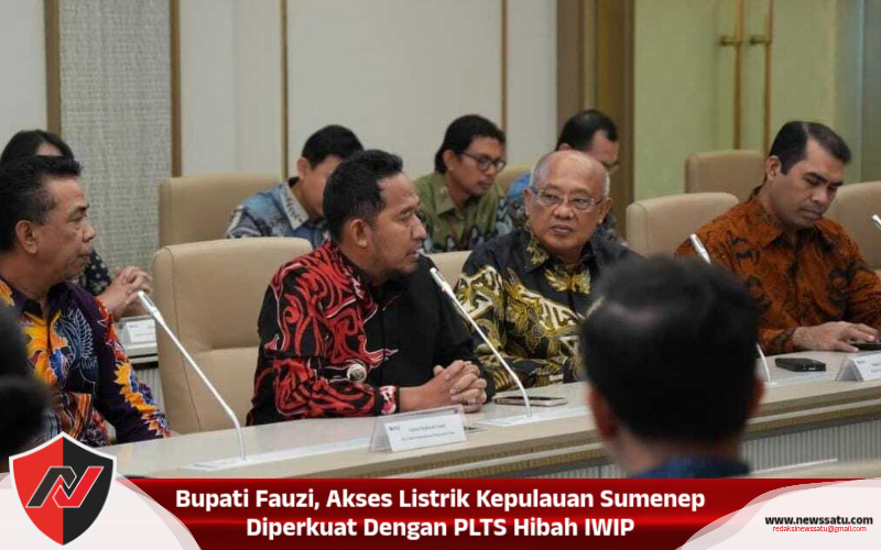 Bupati Fauzi, Akses Listrik Kepulauan Sumenep Diperkuat Dengan PLTS Hibah IWIP