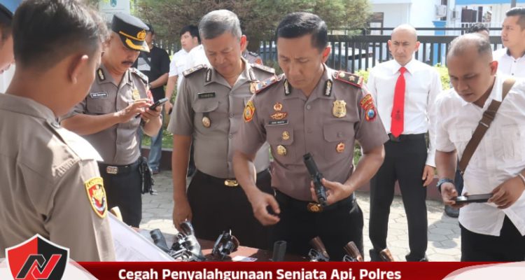 Cegah Penyalahgunaan Senjata Api, Polres Probolinggo Kota Gelar Gaktibplin