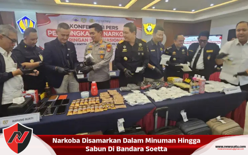 Narkoba Disamarkan Dalam Minuman Hingga Sabun Di Bandara Soetta