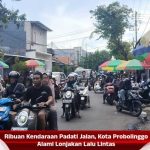 Ribuan Kendaraan Padati Jalan, Kota Probolinggo Alami Lonjakan Lalu Lintas