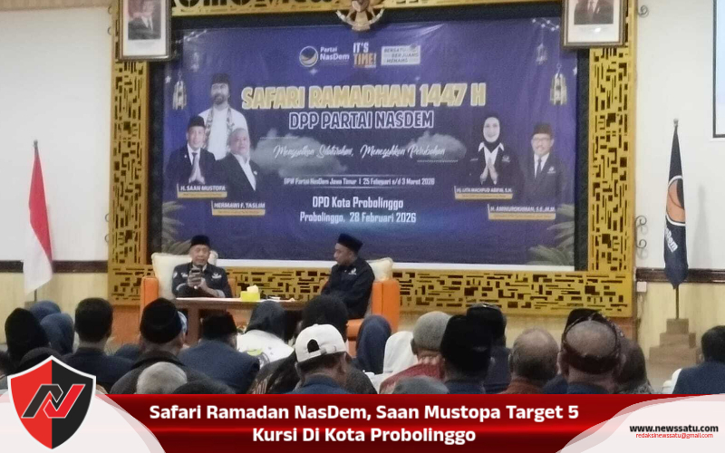 Safari Ramadan NasDem, Saan Mustopa Target 5 Kursi Di Kota Probolinggo
