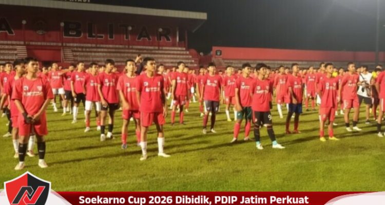 Soekarno Cup 2026 Dibidik, PDIP Jatim Perkuat Pembinaan Pemain Muda