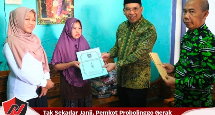 Tak Sekadar Janji, Pemkot Probolinggo Gerak Cepat Bantu Keluarga Duka
