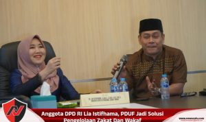 Anggota DPD RI Lia Istifhama, PDUF Jadi Solusi Pengelolaan Zakat Dan Wakaf
