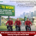BPRS Bhakti Sumekar Ajak Pegawai Bersepeda, Dukung Program Hemat BBM