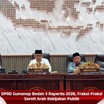 DPRD Sumenep Bedah 3 Raperda 2026, Fraksi-Fraksi Soroti Arah Kebijakan Publik