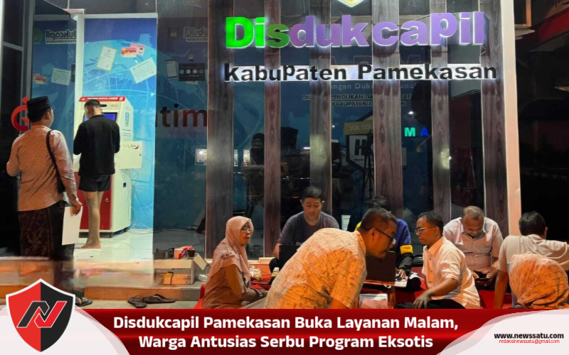 Disdukcapil Pamekasan Buka Layanan Malam, Warga Antusias Serbu Program Eksotis