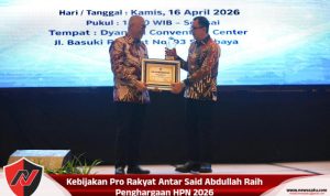 Kebijakan Pro Rakyat Antar Said Abdullah Raih Penghargaan HPN 2026
