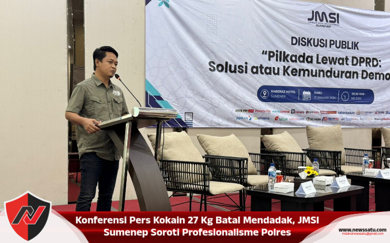 Konferensi Pers Kokain 27 Kg Batal Mendadak, JMSI Sumenep Soroti Profesionalisme Polres
