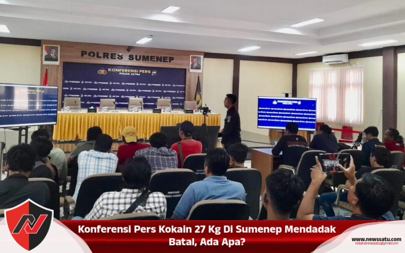 Konferensi Pers Kokain 27 Kg Di Sumenep Mendadak Batal, Ada Apa?