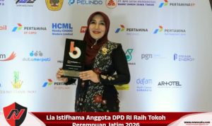 Lia Istifhama Anggota DPD RI Raih Tokoh Perempuan Jatim 2026