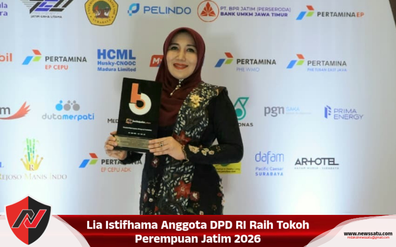 Lia Istifhama Anggota DPD RI Raih Tokoh Perempuan Jatim 2026