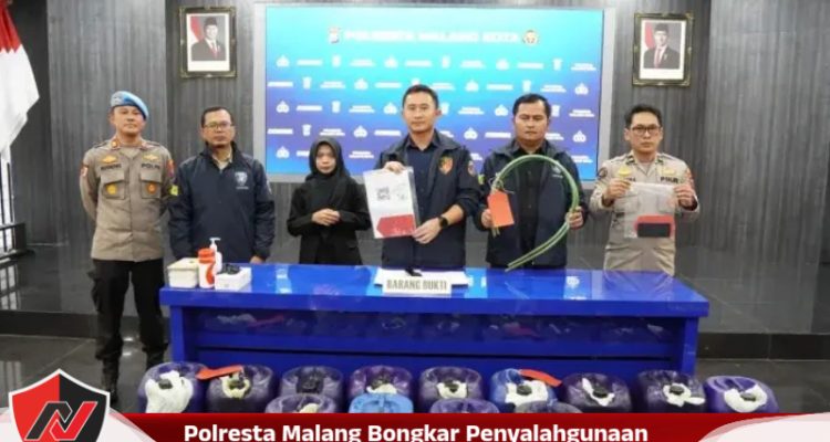 Polresta Malang Bongkar Penyalahgunaan Pertalite, Tiga Tersangka Ditangkap