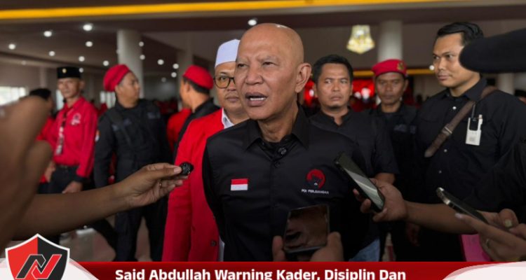 Said Abdullah Warning Kader, Disiplin Dan Ideologi Jadi Kunci