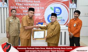 Sumenep Perkuat Data Desa, Wabup Dorong Desa Cantik Jadi Senjata Perencanaan Tepat Sasaran