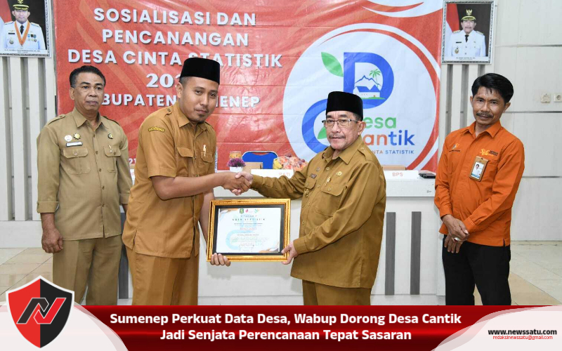 Sumenep Perkuat Data Desa, Wabup Dorong Desa Cantik Jadi Senjata Perencanaan Tepat Sasaran