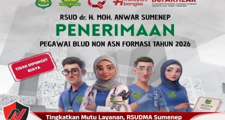 Tingkatkan Mutu Layanan, RSUDMA Sumenep Buka Rekrutmen BLUD