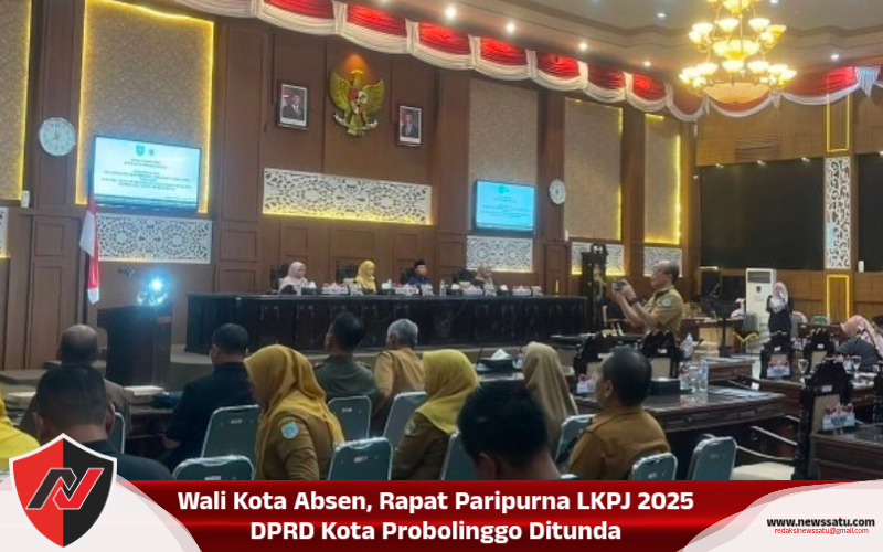 Wali Kota Absen, Rapat Paripurna LKPJ 2025 DPRD Kota Probolinggo Ditunda