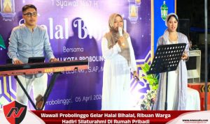 Wawali Probolinggo Gelar Halal Bihalal, Ribuan Warga Hadiri Silaturahmi Di Rumah Pribadi