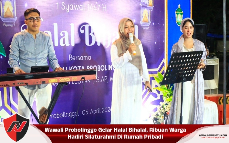 Wawali Probolinggo Gelar Halal Bihalal, Ribuan Warga Hadiri Silaturahmi Di Rumah Pribadi