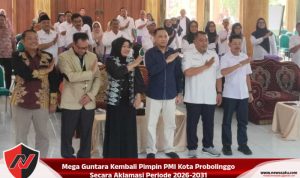 Mega Guntara Kembali Pimpin PMI Kota Probolinggo Secara Aklamasi Periode 2026-2031