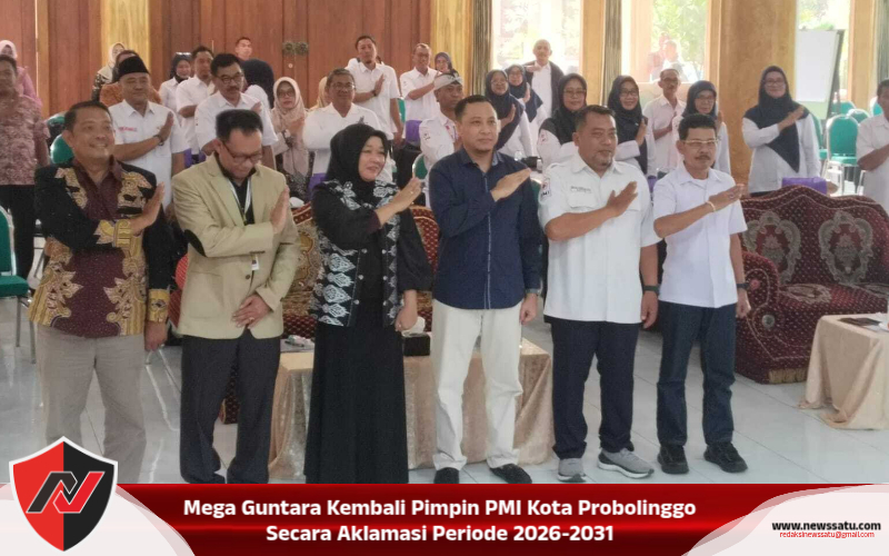 Mega Guntara Kembali Pimpin PMI Kota Probolinggo Secara Aklamasi Periode 2026-2031