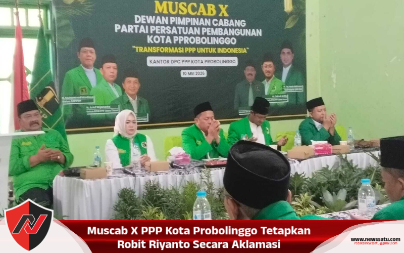 Muscab X PPP Kota Probolinggo Tetapkan Robit Riyanto Secara Aklamasi