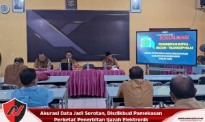 Akurasi Data Jadi Sorotan, Disdikbud Pamekasan Perketat Penerbitan Ijazah Elektronik