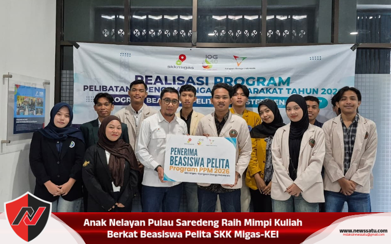 Anak Nelayan Pulau Saredeng Raih Mimpi Kuliah Berkat Beasiswa Pelita SKK Migas-KEI