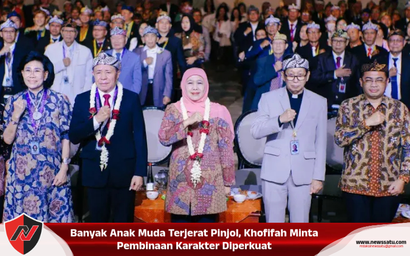 Banyak Anak Muda Terjerat Pinjol, Khofifah Minta Pembinaan Karakter Diperkuat