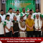DPD APPSI Kota Probolinggo Resmi Dilantik, Siap Perkuat Pasar Rakyat Dan UMKM