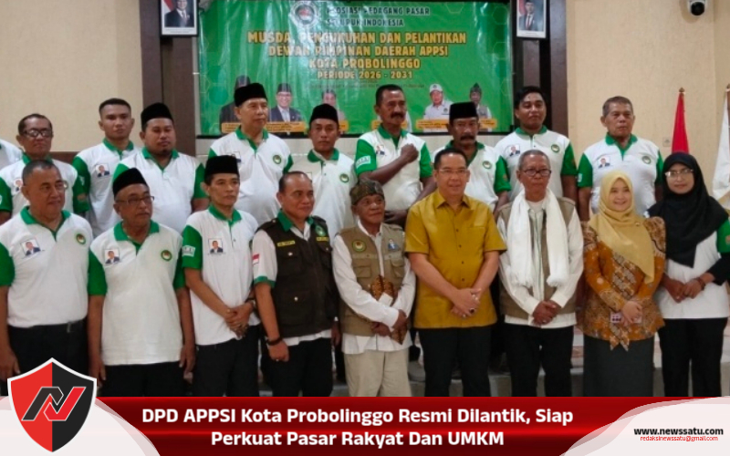 DPD APPSI Kota Probolinggo Resmi Dilantik, Siap Perkuat Pasar Rakyat Dan UMKM