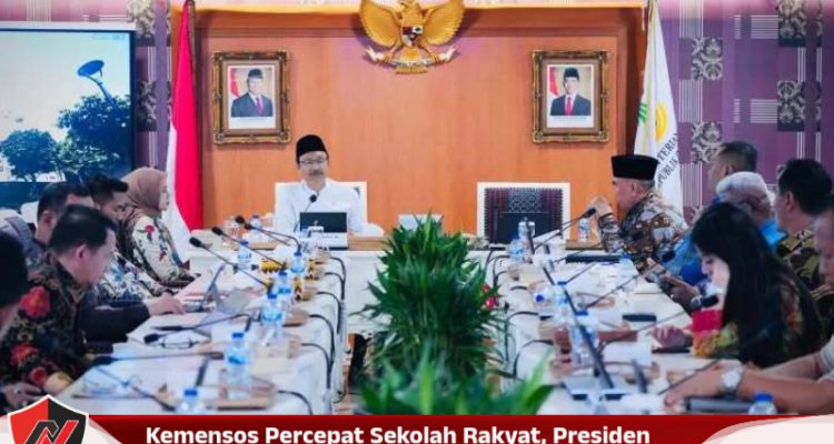 Kemensos Percepat Sekolah Rakyat, Presiden Ingatkan Jangan Ada KKN Dan Titipan