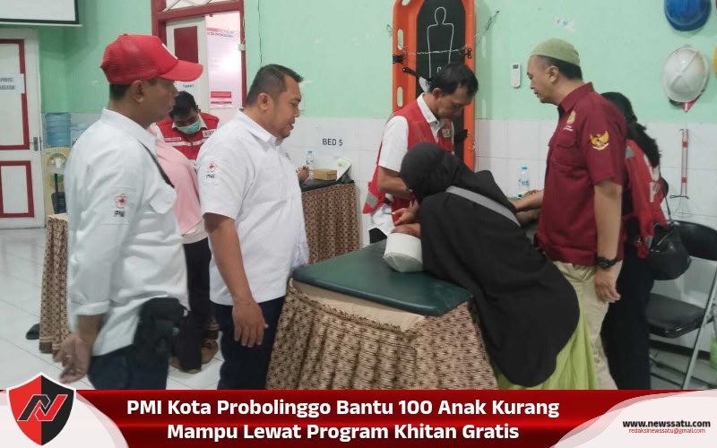 PMI Kota Probolinggo Bantu 100 Anak Kurang Mampu Lewat Program Khitan Gratis