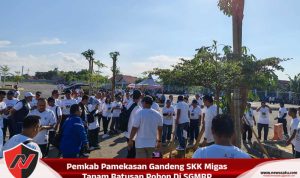 Pemkab Pamekasan Gandeng SKK Migas Tanam Ratusan Pohon Di SGMRP
