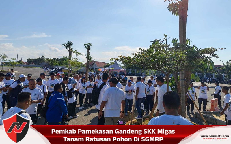 Pemkab Pamekasan Gandeng SKK Migas Tanam Ratusan Pohon Di SGMRP