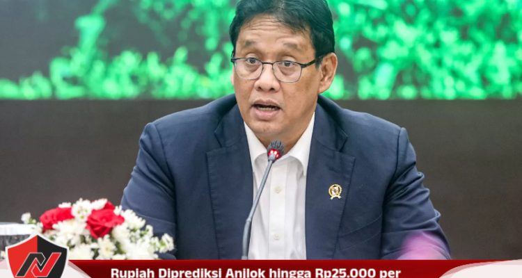 Rupiah Diprediksi Anjlok hingga Rp25.000 per Dolar AS, Ini Respon Menkeu Purbaya