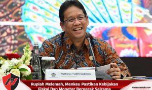 Rupiah Melemah, Menkeu Pastikan Kebijakan Fiskal Dan Moneter Bergerak Seirama