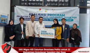 SKK Migas-KEI Salurkan Beasiswa Pelita Untuk 22 Mahasiswa Kepulauan Sapeken Dan Raas
