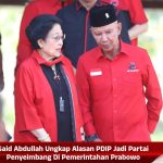 Said Abdullah Ungkap Alasan PDIP Jadi Partai Penyeimbang Di Pemerintahan Prabowo