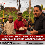 Kancana Letkol Teddy Jadi Sorotan, Aksi Sosial Jumat Berkah di Sumenep Banjir Apresiasi