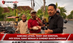 Kancana Letkol Teddy Jadi Sorotan, Aksi Sosial Jumat Berkah di Sumenep Banjir Apresiasi