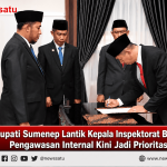 Bupati Sumenep Lantik Kepala Inspektorat Baru, Pengawasan Internal Kini Jadi Prioritas