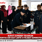 Bupati Sumenep Tekankan Integritas ASN Saat Lantik 31 Pejabat Administrator