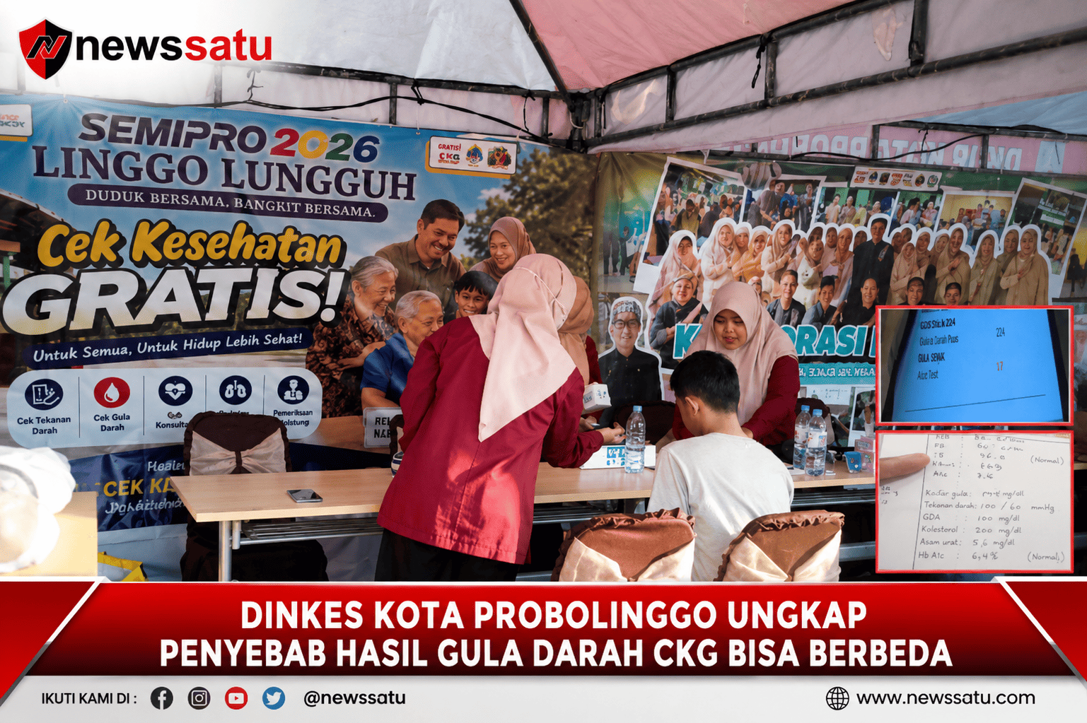 Dinkes Kota Probolinggo Ungkap Penyebab Hasil Gula Darah CKG Bisa Berbeda