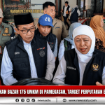 Khofifah Resmikan Bazar 175 UMKM di Pamekasan, Target Perputaran Ekonomi Rp5 Miliar